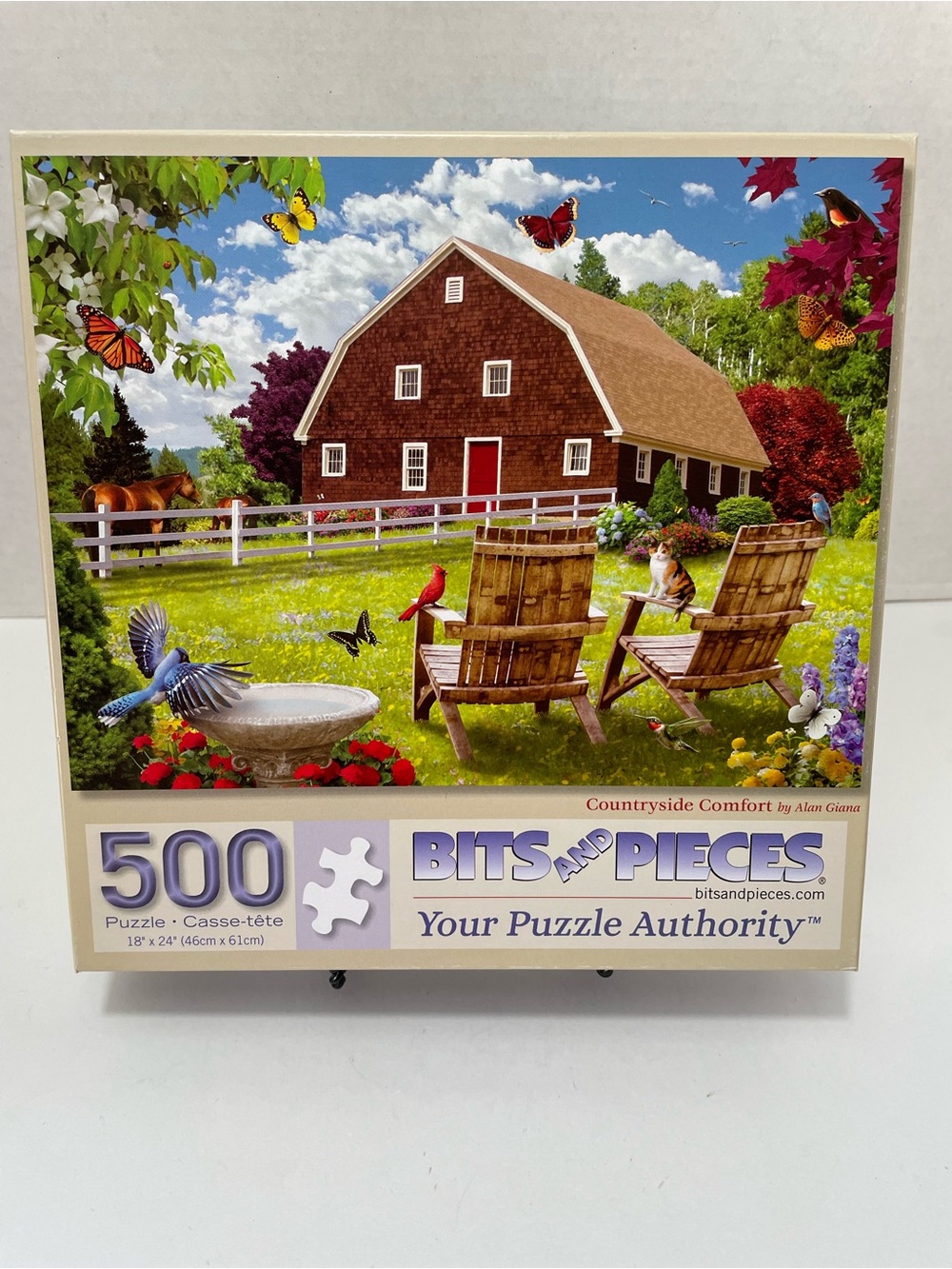 Bits and Pieces Countryside Comfort 500-Piece Puzzle